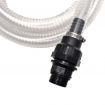 Suction Hose with Connectors 10 m 22 mm White