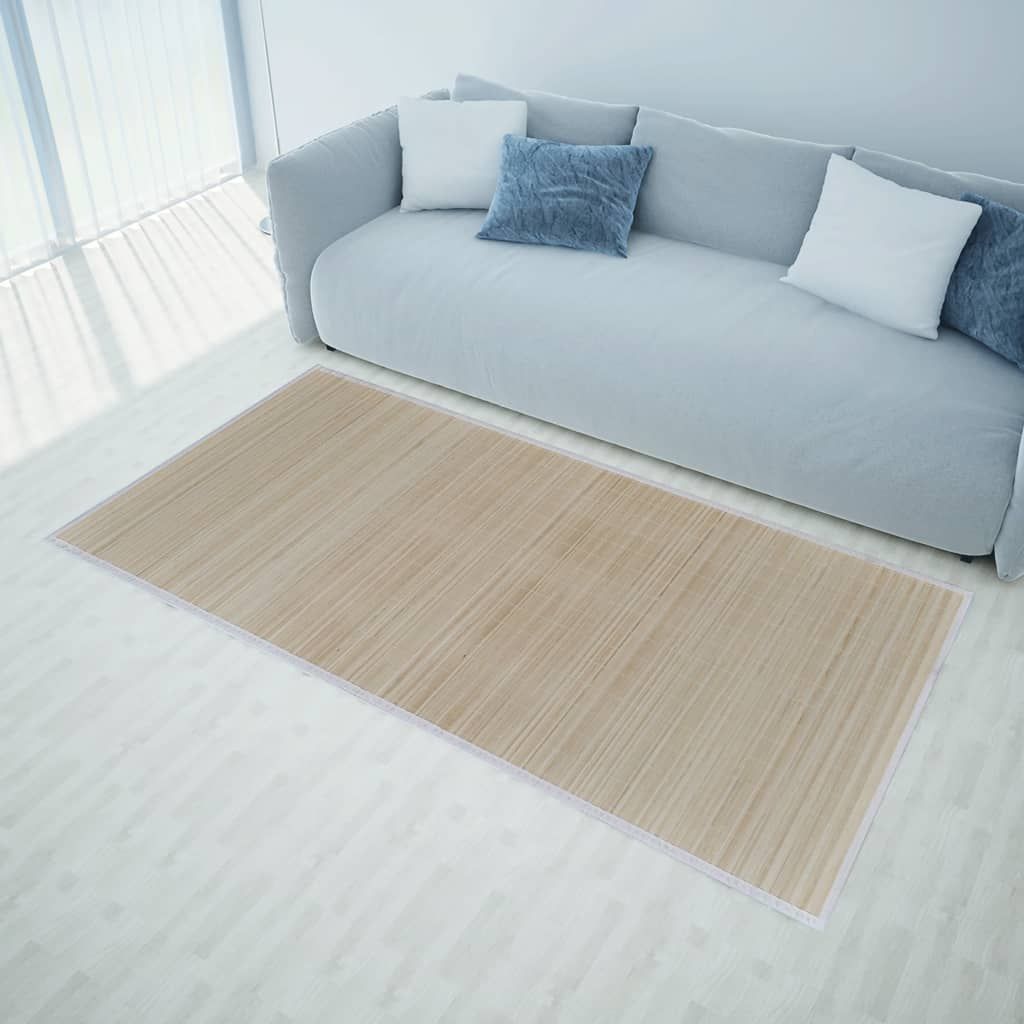 Rug Bamboo 100x160 cm Natural