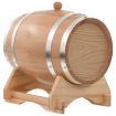 Wine Barrel with Tap Solid Oak Wood 6 L