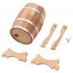 Wine Barrel with Tap Solid Oak Wood 12 L