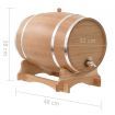 Wine Barrel with Tap Solid Oak Wood 35 L