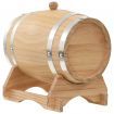 Wine Barrel with Tap Solid Pinewood 6 L