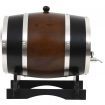 Wine Barrel with Tap Solid Pinewood 12 L