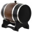 Wine Barrel with Tap Solid Pinewood 12 L