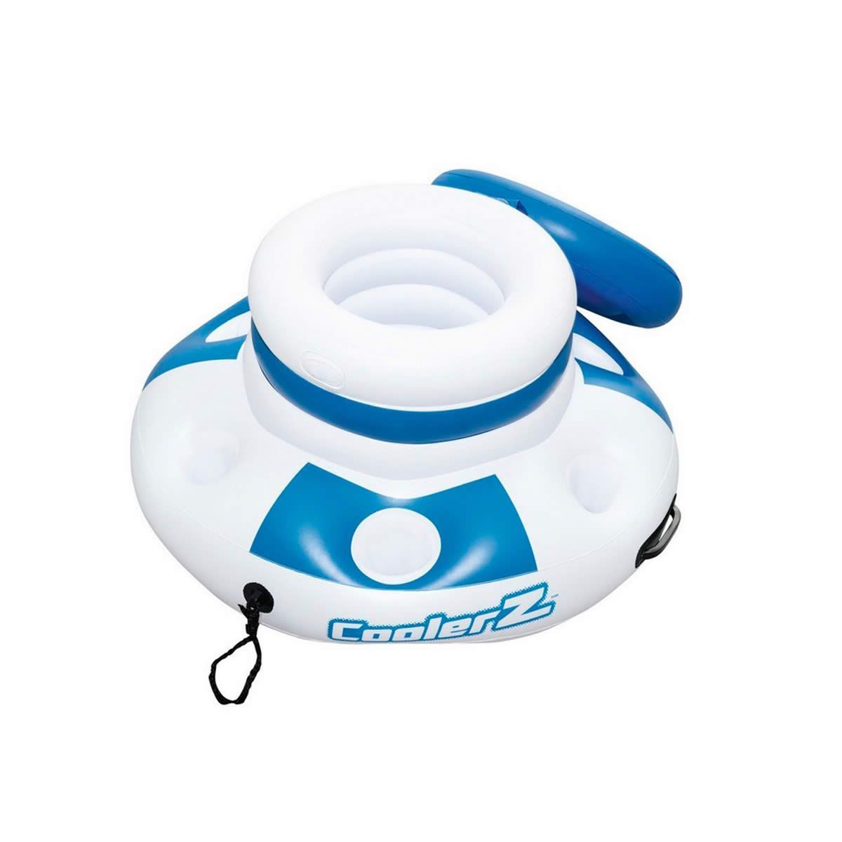 Bestway CoolerZ Floating Cooler Raft 6 Cup Holders Pool Accessory 27.5" Diameter