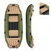 Bestway Inflatable Raft Neva III Inflatable Kayak Fishing Boat 3.16m x 1.24m