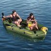 Bestway Marine Pro Inflatable Raft Set 2 oars hand pump repair patch fishing