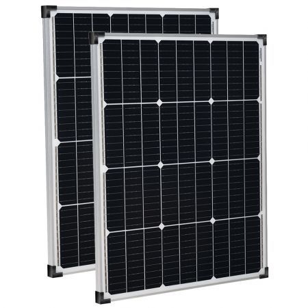 Acemor 12V 2x 160W Solar Panel Kit Mono Power Camping Caravan Battery Charge USB