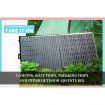 12V 250W Folding Solar Panel Kit Mono Camping Caravan Battery Charge