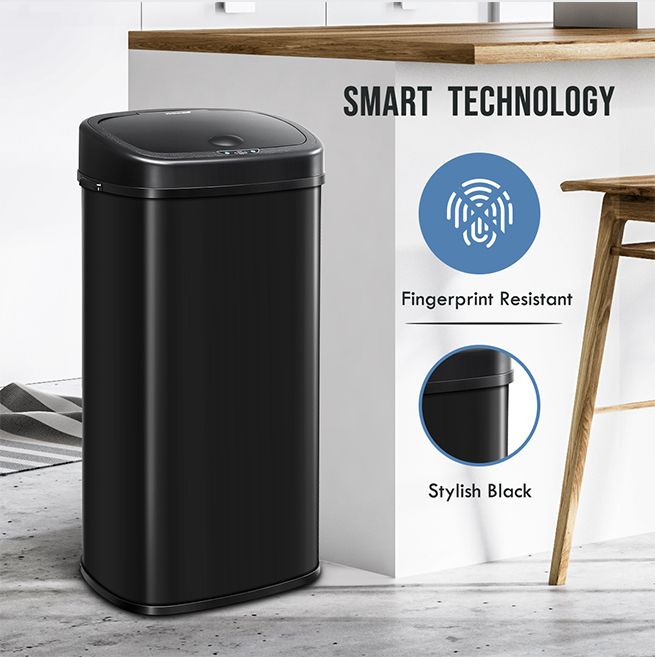 58L Sensor Bin Automatic Trash Can Touch-free Kitchen Garbage Bin