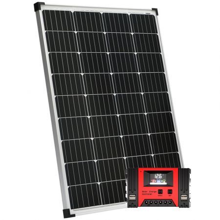 12V 250W Solar Panel Kit + 20A Controller Mono Power Camping Charge USB