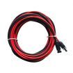 2Pcs 10M Black+Red Solar Panel Extension Cable Wire MC4 Connector