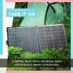 12V 250W Folding Solar Panel Kit Mono Camping Caravan Battery Charge Super Light