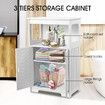 Freestanding Bathroom Cabinet Storage Shelf Organiser Stand Waterproof Cupboard