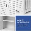 Freestanding Bathroom Cabinet Storage Shelf Organiser Stand Waterproof Cupboard