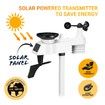 Maxkon WIFI Weather Station Solar Powered for UV Light Temperature Humidity Wind Speed