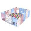 Baby Fence Playpen Barrier Room Enclosure Safety Gate Activity Centre Toddler Play Yard Elephant Design 16 Panels