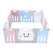 Baby Fence Room Playpen Safety Gate Barrier Enclosure Activity Centre Toddler Play Yard Elephant Design 14 Panels