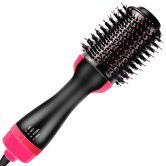 One-Step Hair Dryer and Volumizer Hot Air Brush, Pink