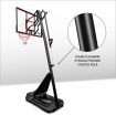 Genki Adjustable 2.3-3.05m Portable Basketball Hoop Stand System Backboard Rim