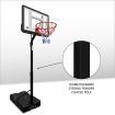 Genki Adjustable 2.1-2.6m Portable Basketball Hoop Stand System Backboard Rim