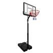 Genki Adjustable 2.1-2.6m Portable Basketball Hoop Stand System Backboard Rim