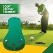 Home Golf Putting Mat Putting Green with Slope Golf Training Course-Artificial Grass Surface