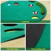 Home Golf Putting Mat Putting Green with Slope Golf Training Course-Artificial Grass Surface