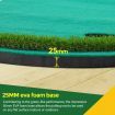 Home Golf Putting Mat Putting Green with Slope Golf Training Course-Artificial Grass Surface