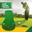 Home Golf Putting Mat Putting Green with Slope Golf Training Course-Artificial Grass Surface