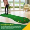 Home Golf Putting Mat Putting Green with Slope Golf Training Course-Artificial Grass Surface