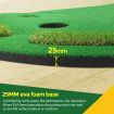 Home Golf Putting Mat Putting Green with Slope Golf Training Course-Artificial Grass Surface