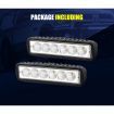 4x 6inch Cree LED Work Light Bar Flood Work Driving Lamp Offroad 4WD Reverse