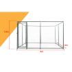 4x4m Dog Enclosure Kennel Large Chain Cage Pet Animal Fencing Run Outdoor Fenced