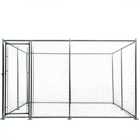 4x4m Dog Enclosure Kennel Large Chain Cage Pet Animal Fencing Run Outdoor Fenced