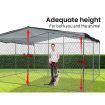 4x4m Dog Enclosure Kennel Large Chain Cage Pet Animal Cover Shade Fencing Run