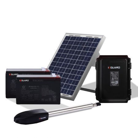 E-GUARD Single Swing Solar Automatic Gate Opener 450KG 3.5M Motor Remote Control E-GUARD Single Swing Solar Automatic Gate Opener 450KG 3.5M Motor Remote Control