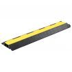 Cable Protector Ramps 4 pcs 2 Channels Rubber 101.5 cm