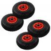 Sack Truck Wheels 4 pcs Rubber 3.00-4