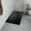 Shower Base Tray SMC Black 80x80 cm