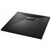 Shower Base Tray SMC Black 80x80 cm