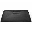 Shower Base Tray SMC Black 80x80 cm