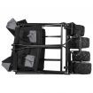 Folding Hand Trolley Metal Grey and Black