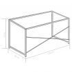 Computer Desk White and Oak 120x60x70 cm