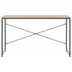 Computer Desk Black and Oak 120x60x70 cm