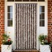 Insect Curtain Beige and Light Brown 90x220 cm Chenille