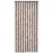 Insect Curtain Beige and Light Brown 100x220 cm Chenille