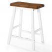 Bar Table and Stool Set 3 Pieces Solid Wood