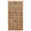 Shoe Storage Cabinet 55x20x104 cm Solid Walnut Wood