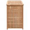 Laundry Bin 87.5x46x67 cm Solid Walnut Wood